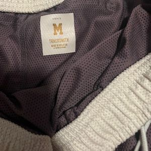 Purple tracksmith shorts